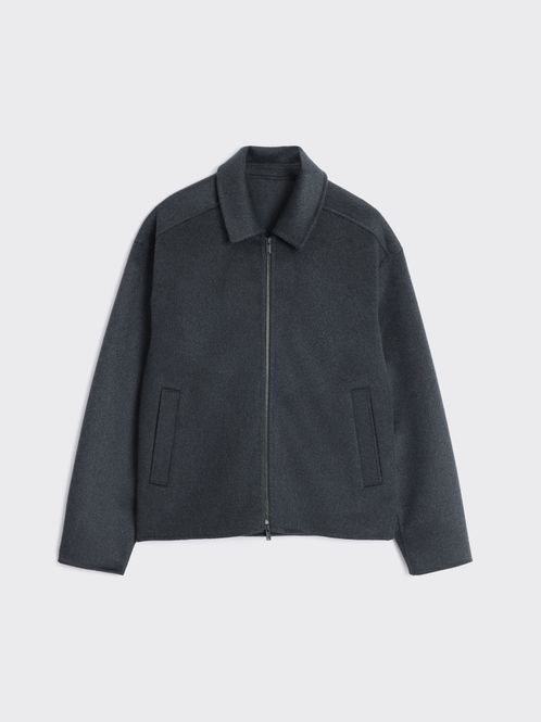 Hovedbilde Chive Zip-Up Wool Jacket Dark Grey 