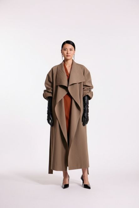 Hovedbilde Atari Oversized Trenchcoat Khaki Brown 