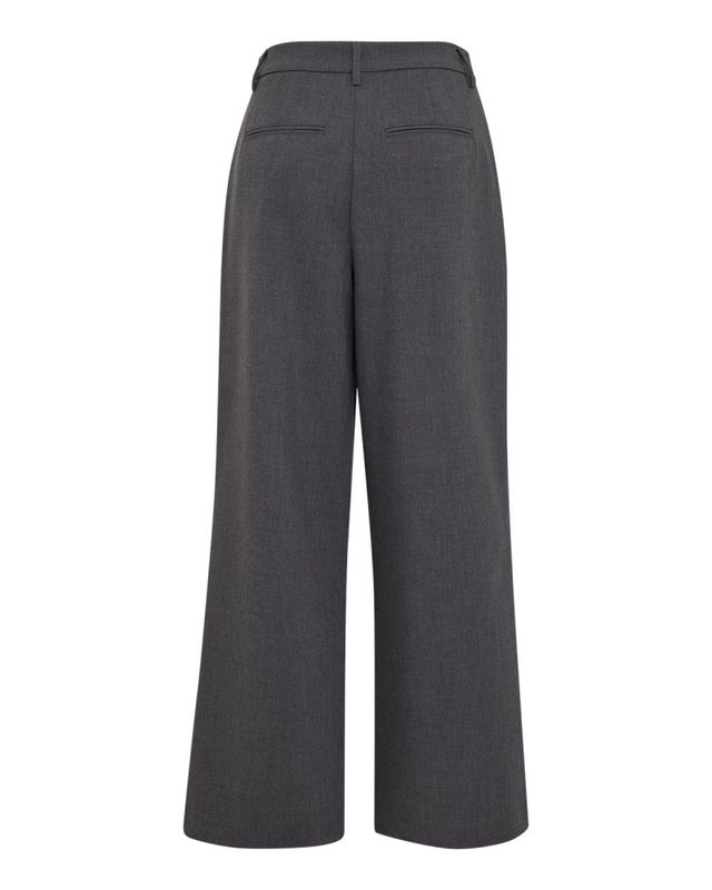 Henrike HW Pants Dark Grey Melange 