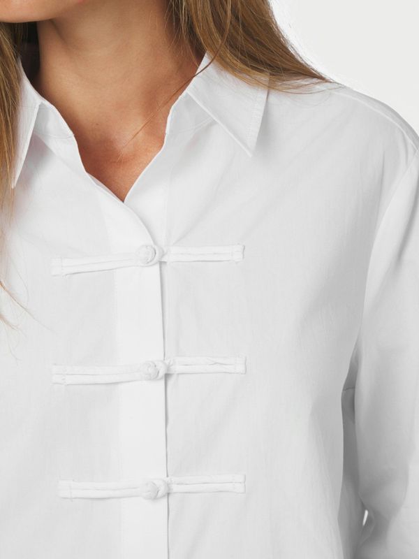 Cam Poplin Shirt Offwhite 