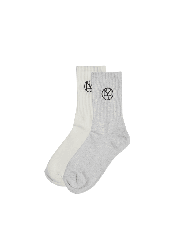 Sporty Icon Socks Key White/Light Grey Melange 