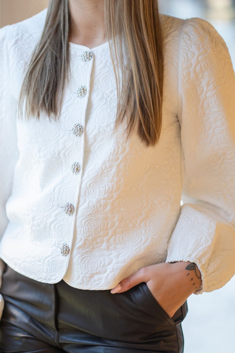 Mina LS Bomber Jacket Birch 