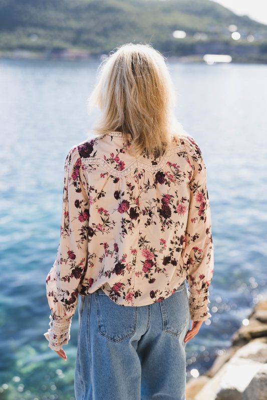 Sille LS Top Birch Sille Print 