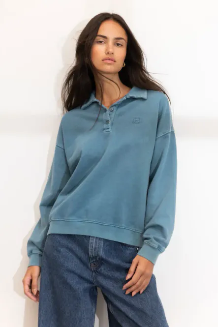 Hovedbilde Mia Polo Sweatshirt Teal 