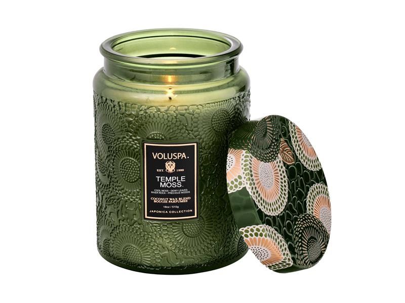 Large Jar Candle Temple Moss 