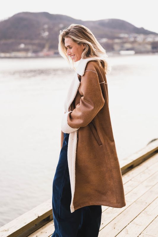 Wrange Coat Medium Brown 