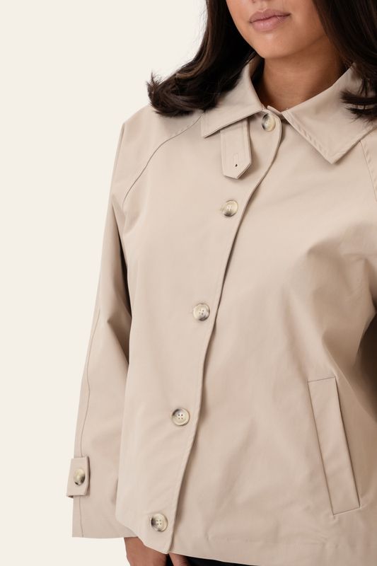 Avaic Short Trenchcoat Beige