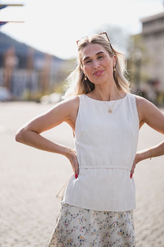 Nassa Linen Top Natural 