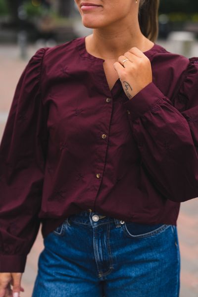 Hovedbilde Mila Shirt Bordeaux