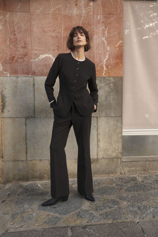 Celleste Pants Mole Melange 