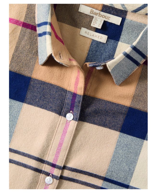 Anna Shirt Hessian Tartan  