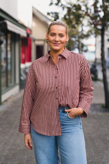 Hovedbilde Ida Maja Shirt STP M Rose/Choco T 