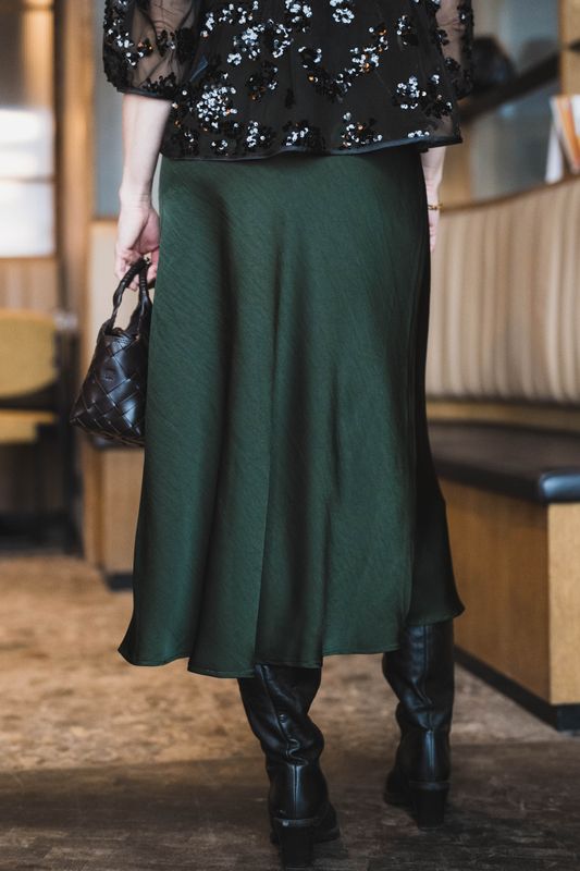 Bovary Skirt Dark Green