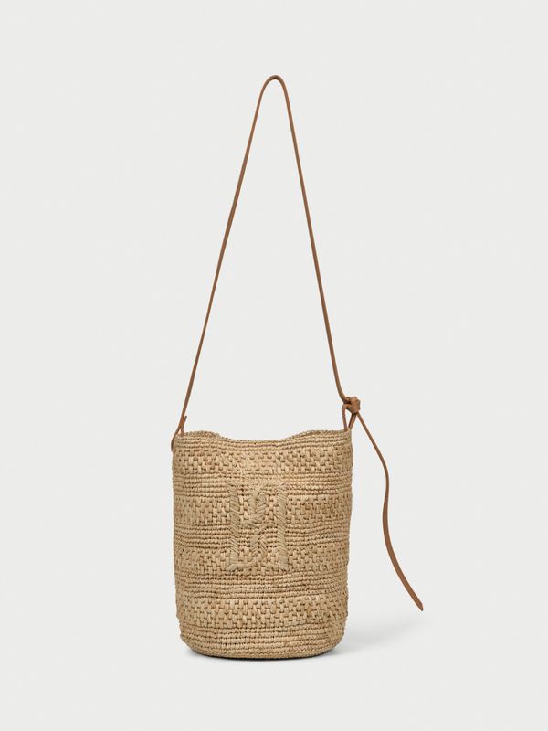 Mirabellee Straw Bucket Bag Undyed 