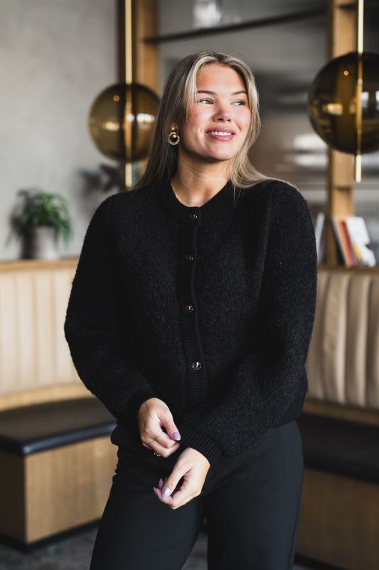 Nerida Knit Jacket Black 