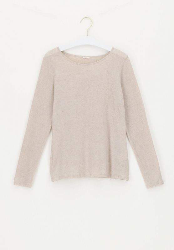 Perfect Line Cashmere Longsleeve Beige  