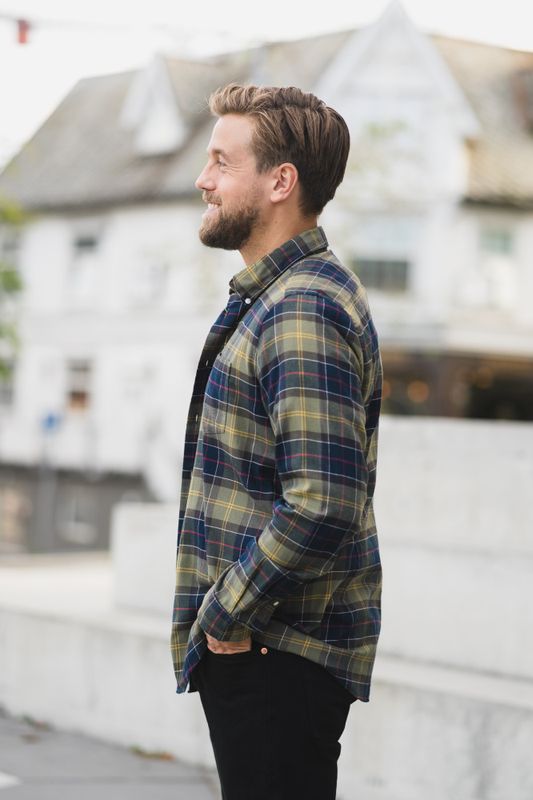 Fortrose Tailored Tartan Shirt Classic Tartan 