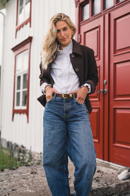 Hovedbilde Aslaug Jacket Black Coffee Melange 