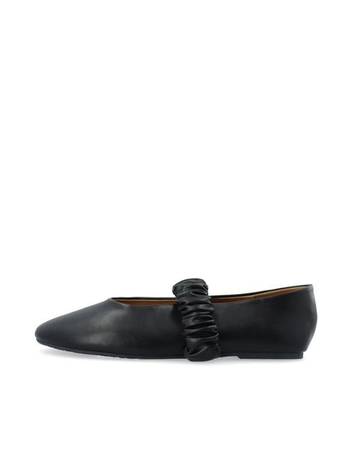 Hovedbilde Luna Scrunchie Ballet Flat Faux Leather Black 