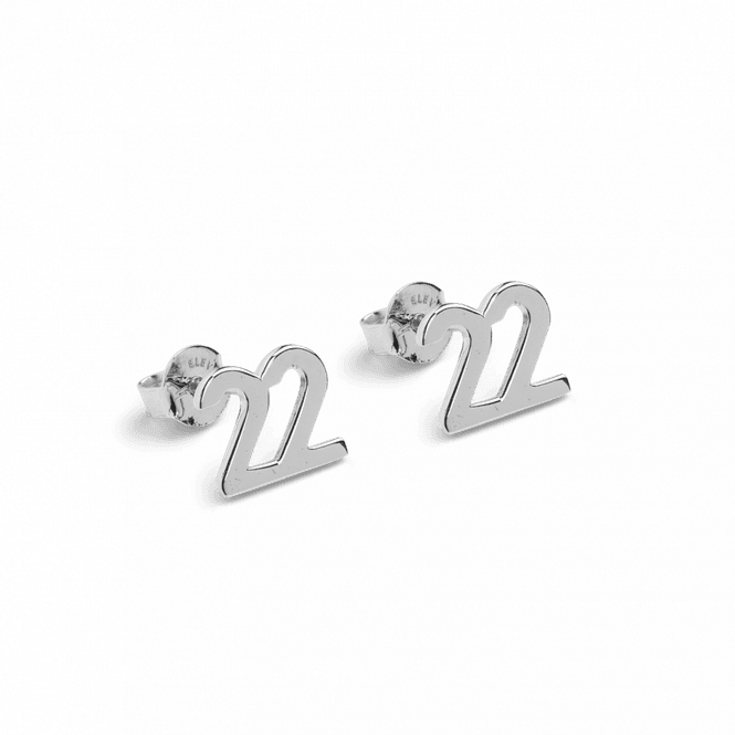 Hovedbilde Big Number Studs Silver - 3
