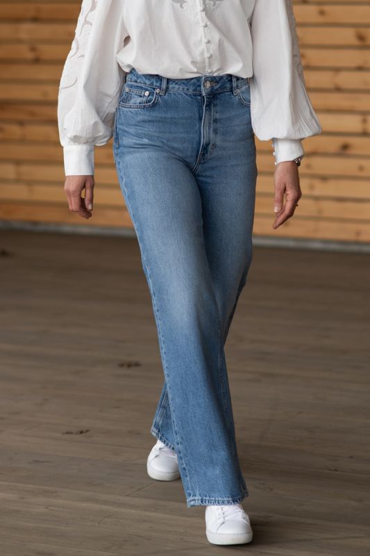 W Wide Jeans Light Blue 