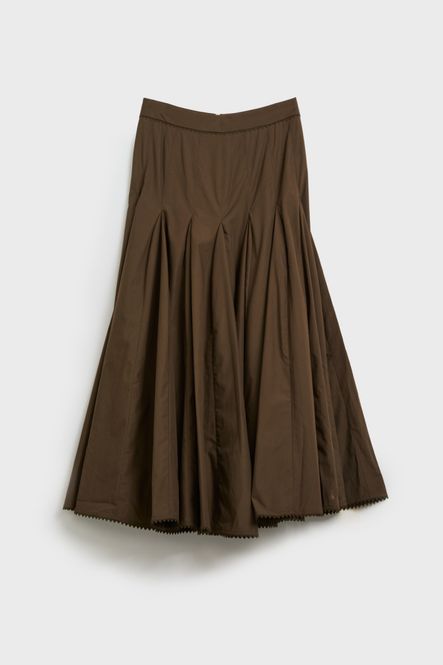 Hovedbilde Dasha Poplin Skirt Brown 