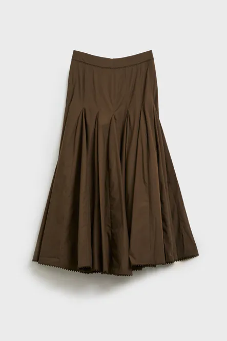 Hovedbilde Dasha Poplin Skirt Brown 