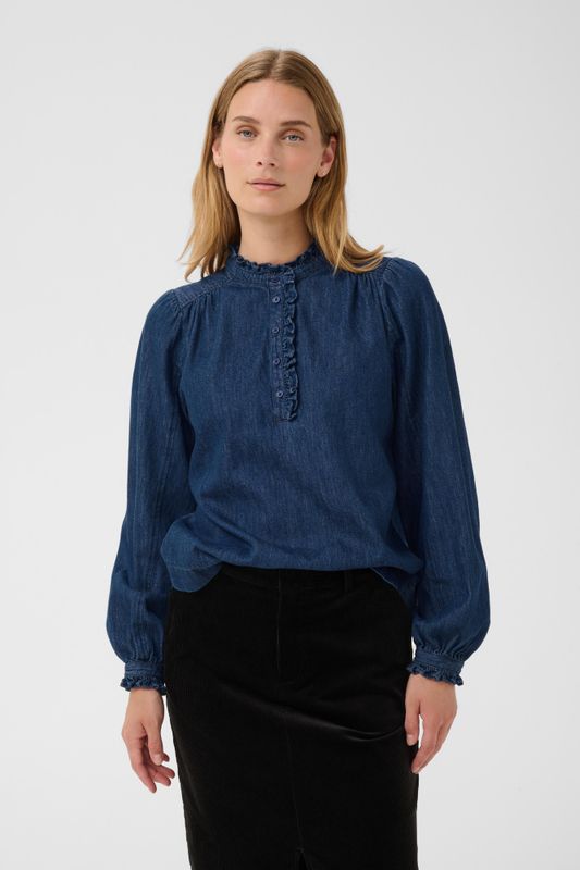 Christence Shirt Medium Dark Blue 