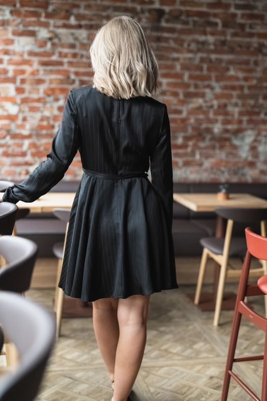 Tailored Mini Dress Black 