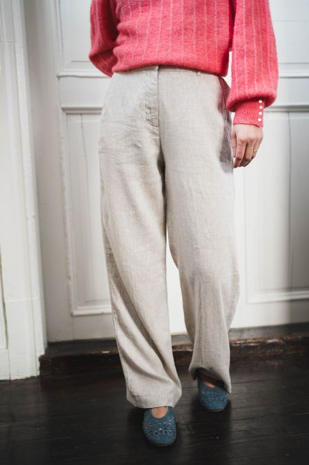 Hovedbilde Pennie Ginia HW Pants Sand Melange 