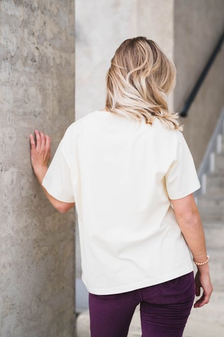 Hovedbilde Girlfriend Tee Antique White 