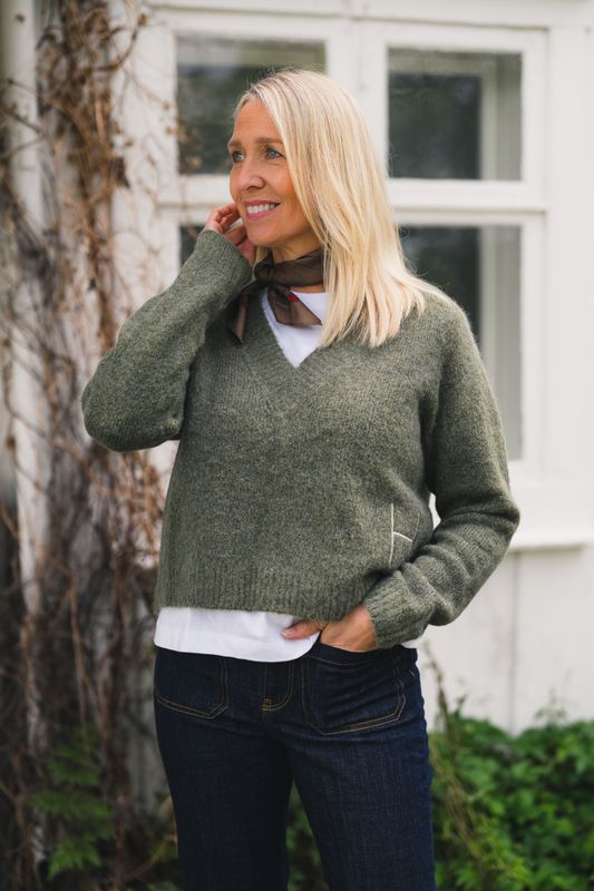Pernille Sweater Winter Moss 
