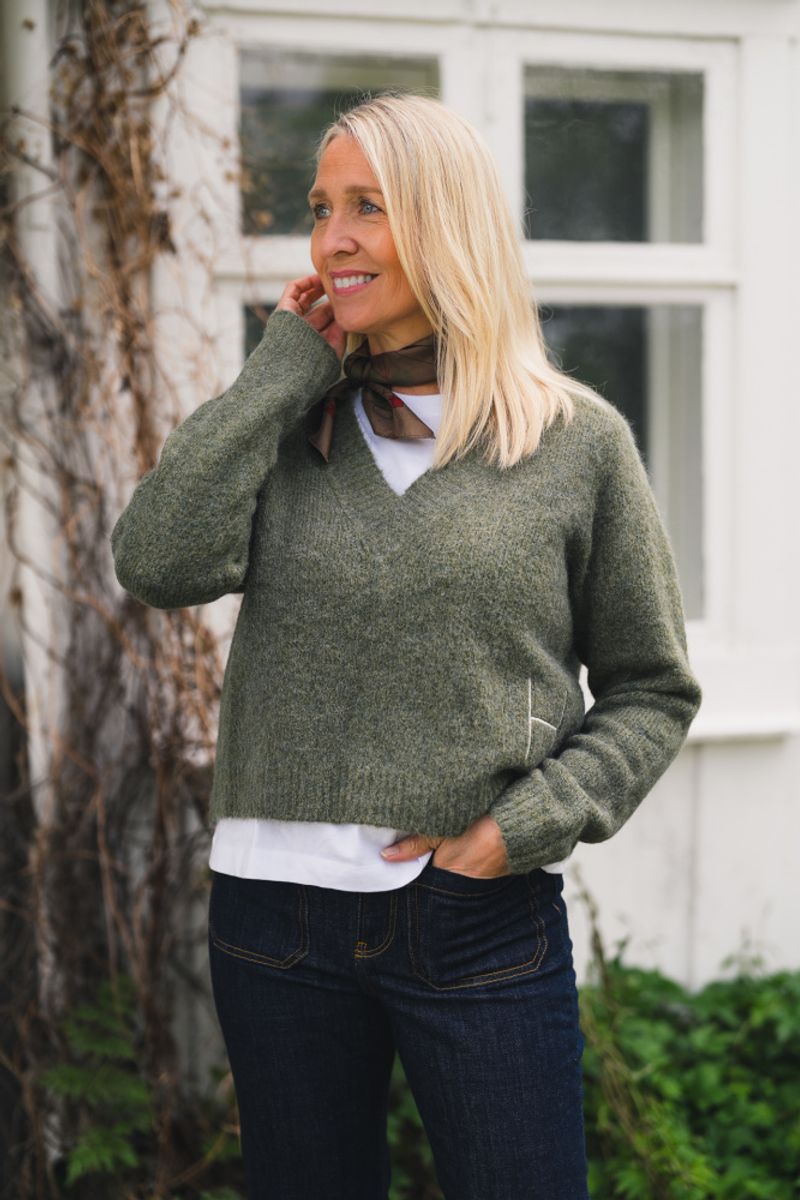 Pernille Sweater Winter Moss 