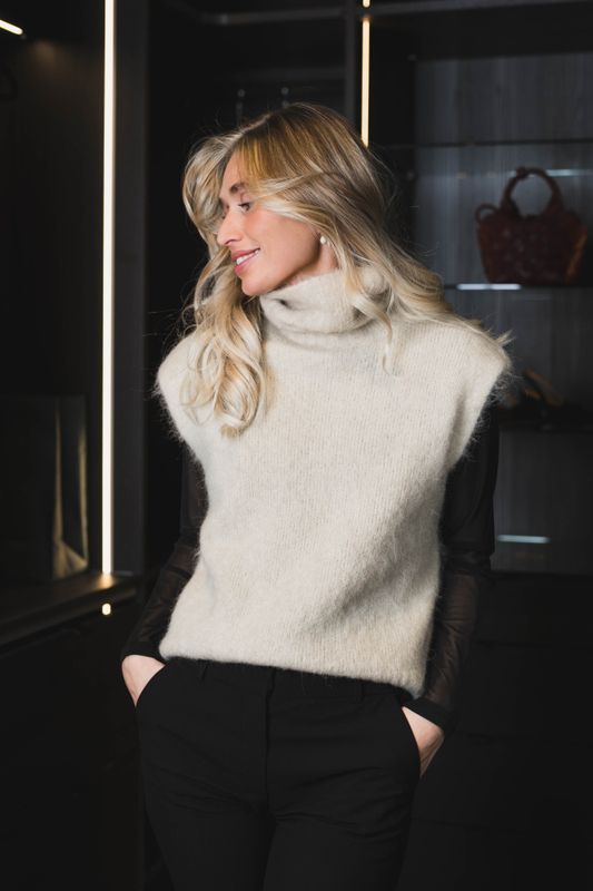 Thira Salmia R Vest Oatmeal 