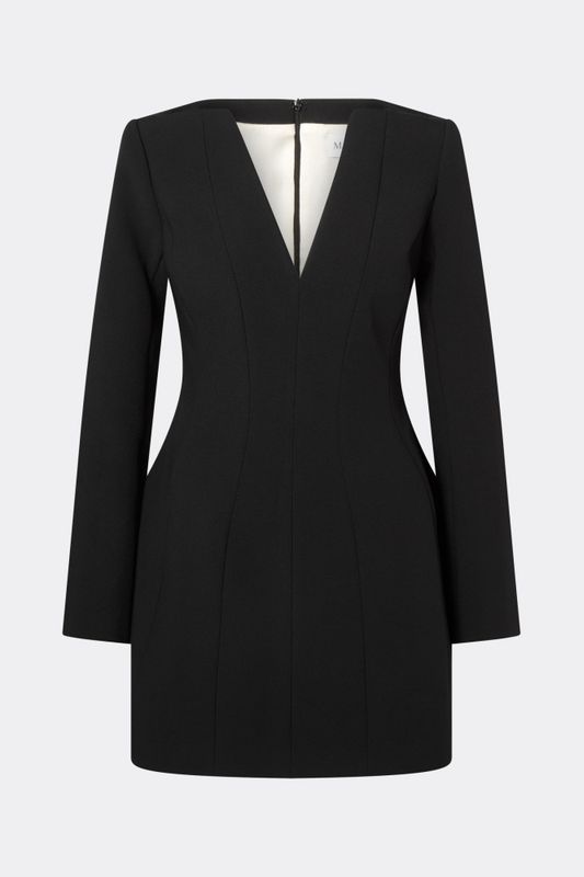 Ninni Cut-Out Shoulder Hourglass Mini Dress Black 