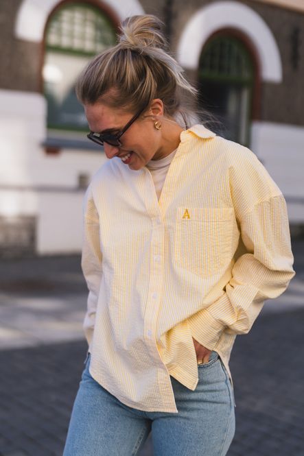 Hovedbilde Venice Seersucker Classic Stripe Yellow Stripe 