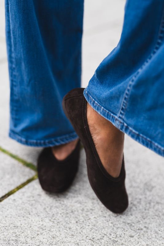 Leni Leather Brown Suede 