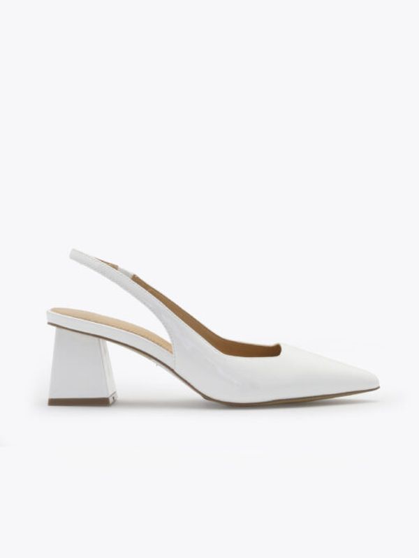Pia Slingback White 
