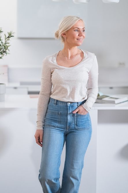 Hovedbilde Jacksonville Longsleeve Cream Melange 