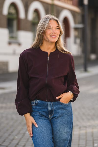 Hovedbilde Luna Balloon Zip Jacket Winered 