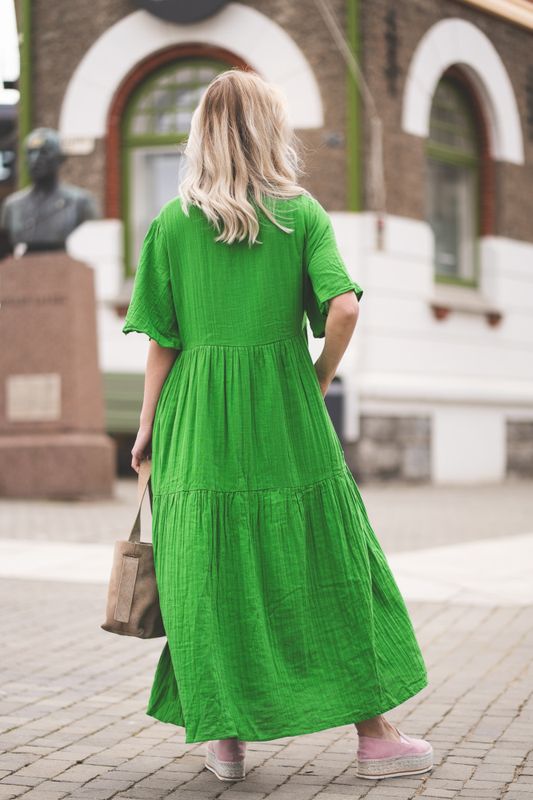 Casablanca Dress Goddess Green 