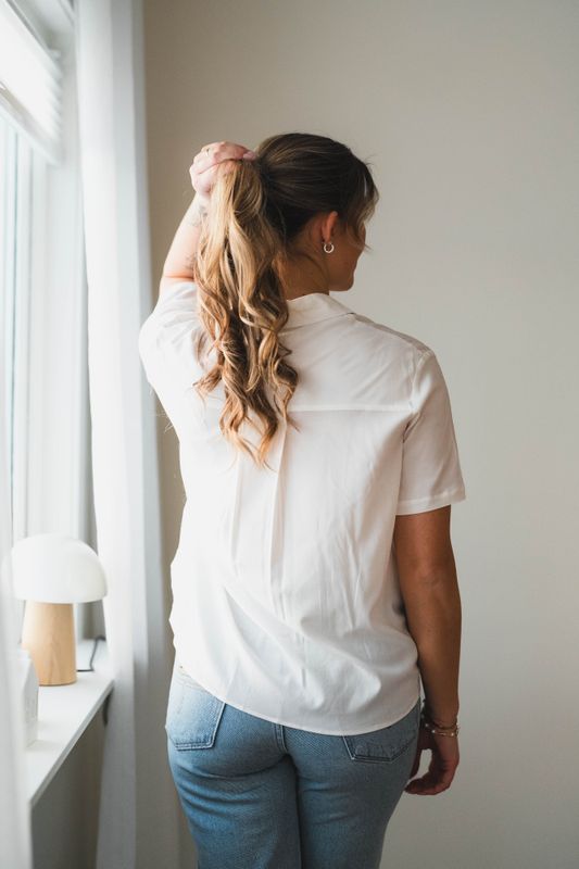 Saminna SS Shirt 9942 Clear Cream 