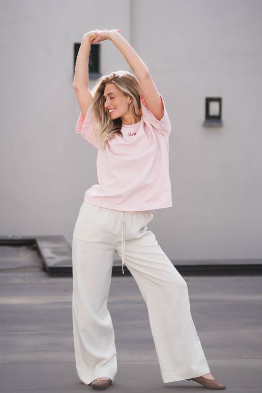 Daria Pants Sand Melange 