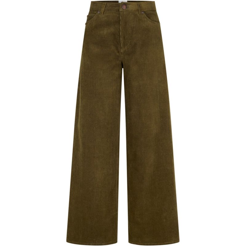 Abby 121 Corduroy Faded Green Long 