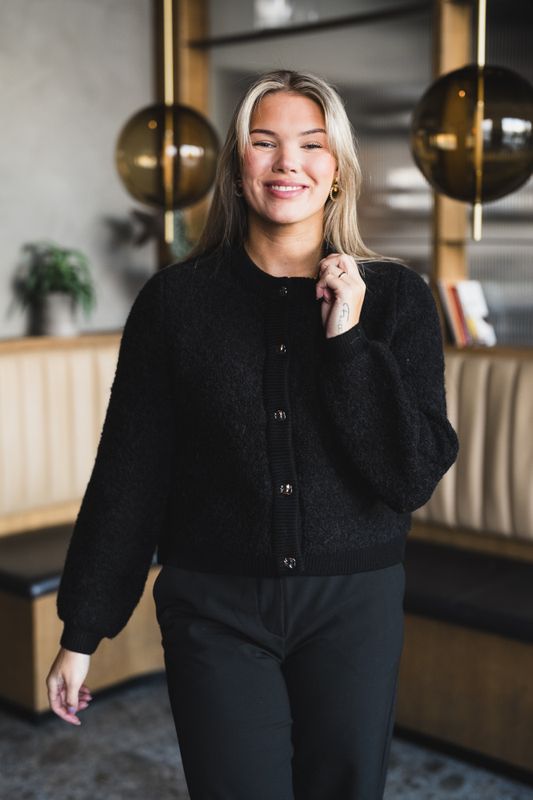 Nerida Knit Jacket Black 