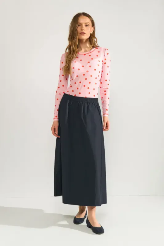 Nusine Mesh Blouse Pink Lady 