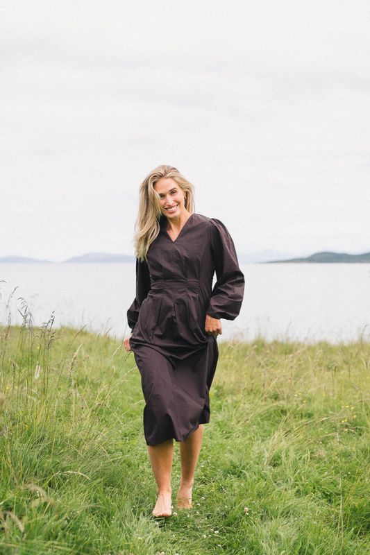 Ida Maja Dress Black Coffee 