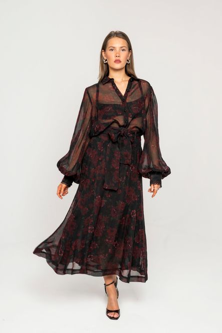 Hovedbilde Vanja Skirt Black Romance
