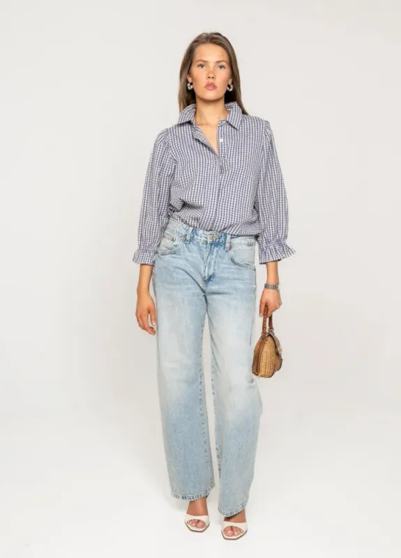 Amy Blouse Misty Blue 