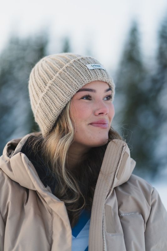 Beanie Logo Sand 